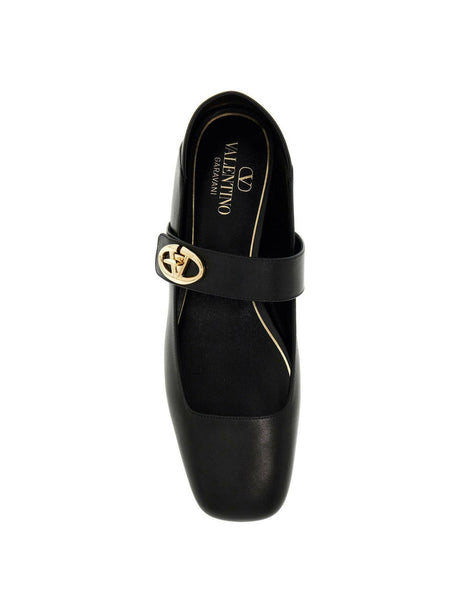 VLogo Locker Mary Jane Ballerinas.