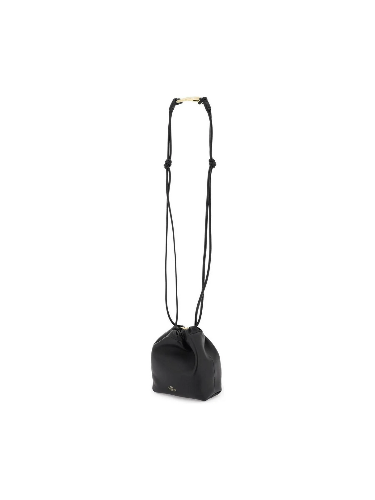 Vlogo Pouf Nappa Leather Bucket Bag.