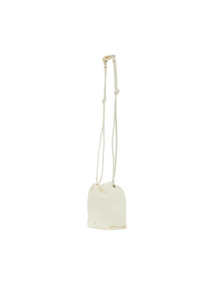 Vlogo Pouf Nappa Leather Bucket Bag.