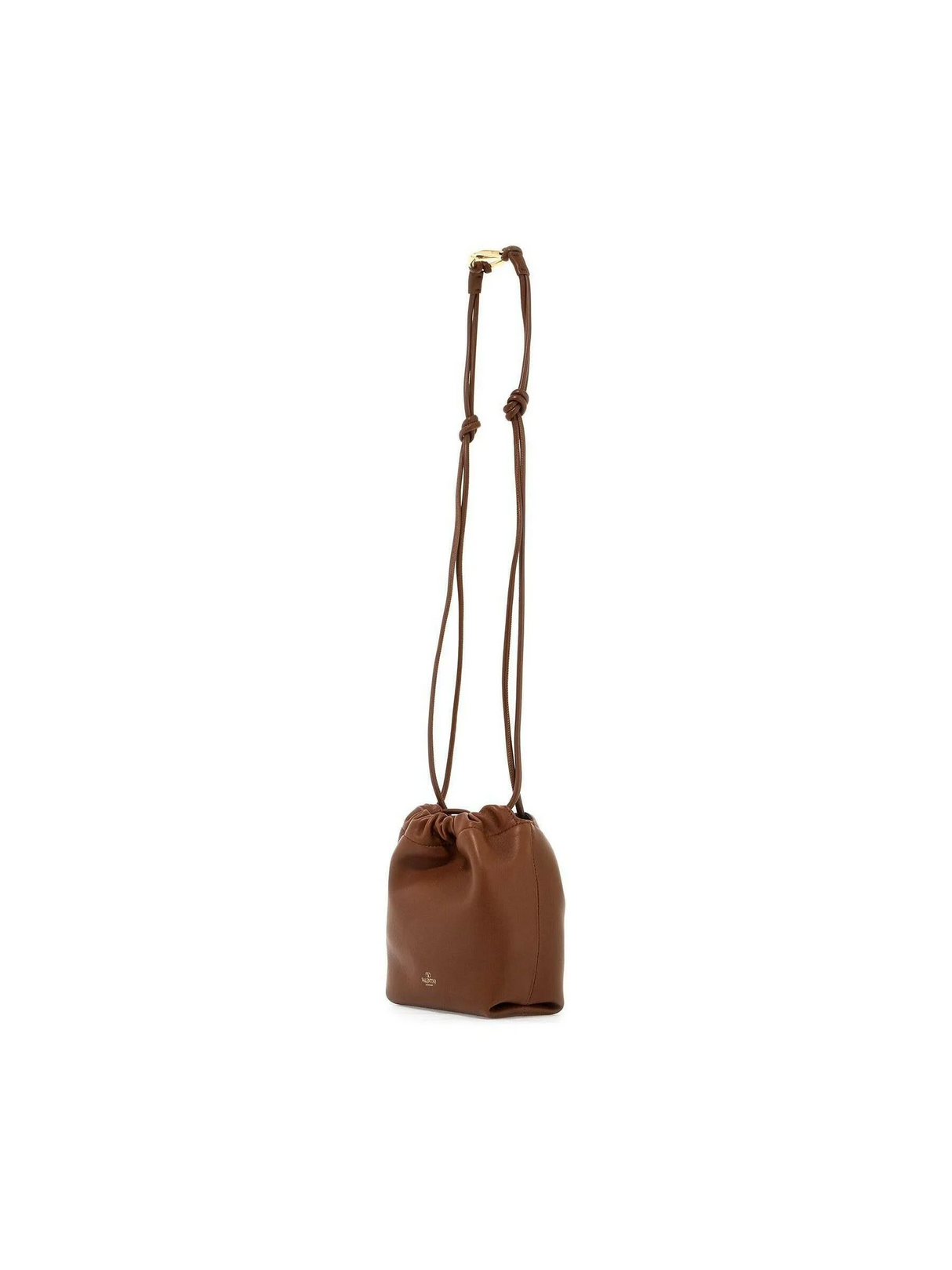 Vlogo Pouf Nappa Leather Bucket Bag.