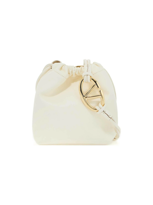 Vlogo Pouf Nappa Leather Bucket Bag.