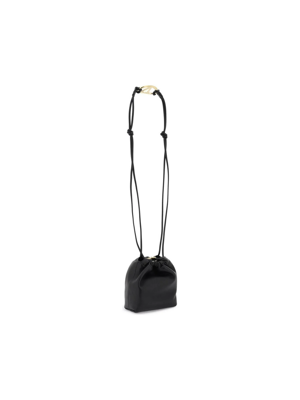 Vlogo Pouf Nappa Leather Bucket Bag.