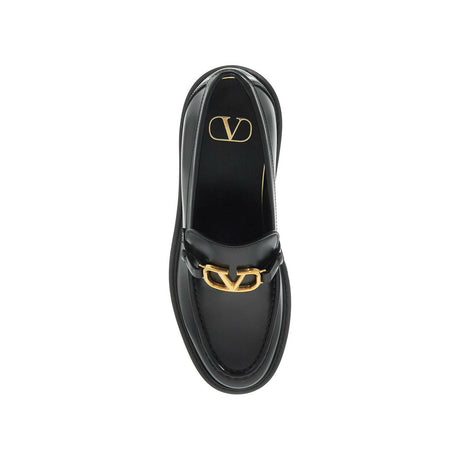 Vlogo Signature Calfskin Loafers.