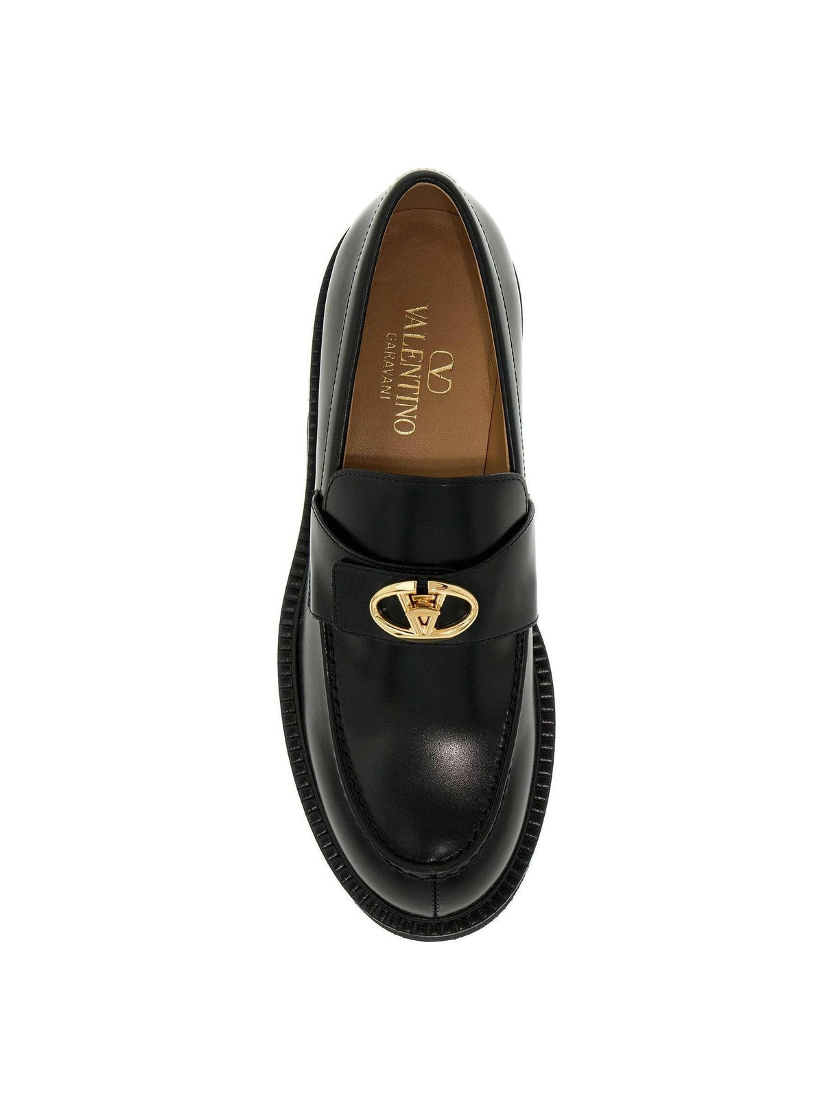 Vlogo Signature Calfskin Loafers.