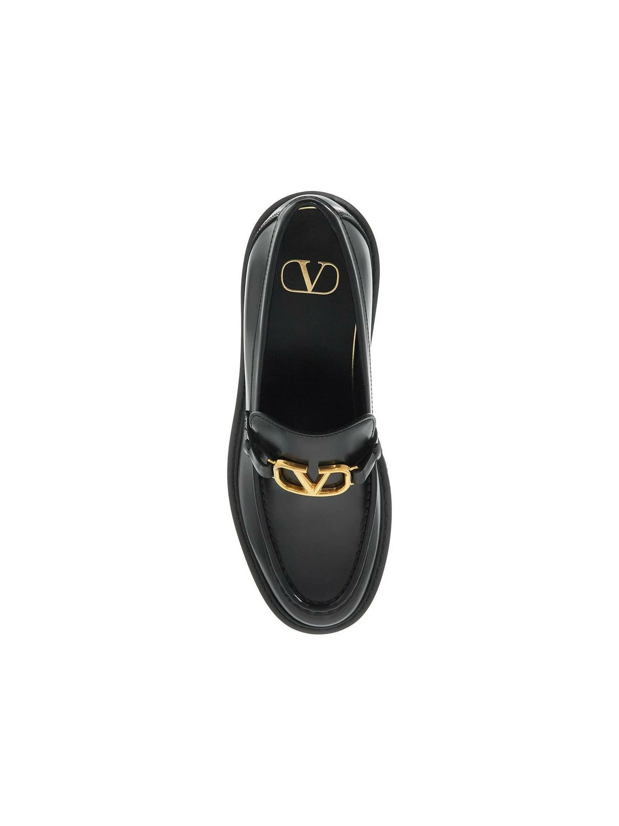 Vlogo Signature Calfskin Loafers.