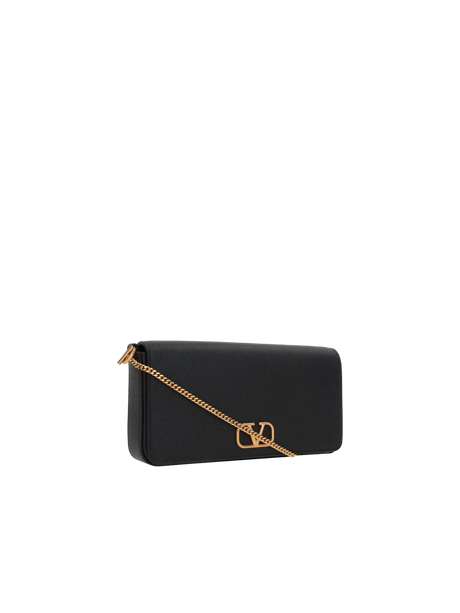 VLogo Signature Grainy Leather Clutch-VALENTINO GARAVANI-JOHN JULIA