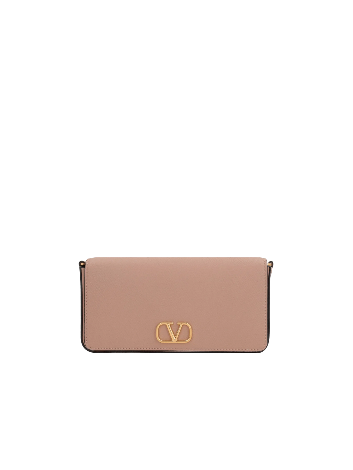 VLogo Signature Grainy Leather Clutch-VALENTINO GARAVANI-JOHN JULIA