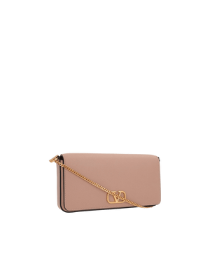 VLogo Signature Grainy Leather Clutch-VALENTINO GARAVANI-JOHN JULIA