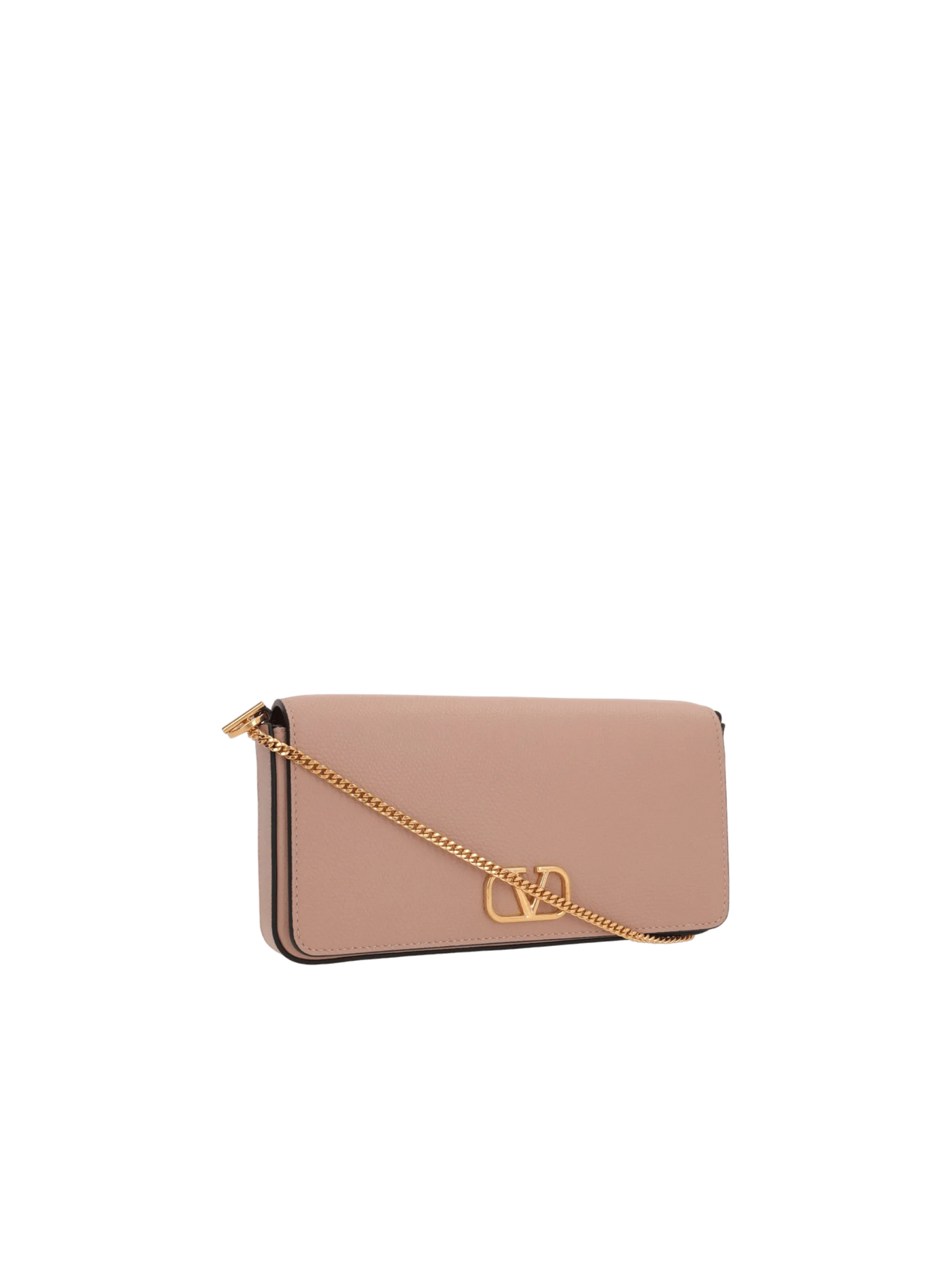 VLogo Signature Grainy Leather Clutch-VALENTINO GARAVANI-JOHN JULIA