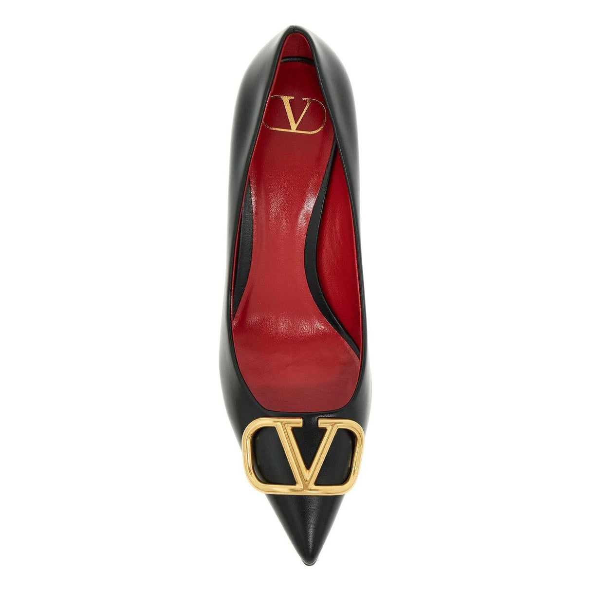 Vlogo Signature Leather Pumps.