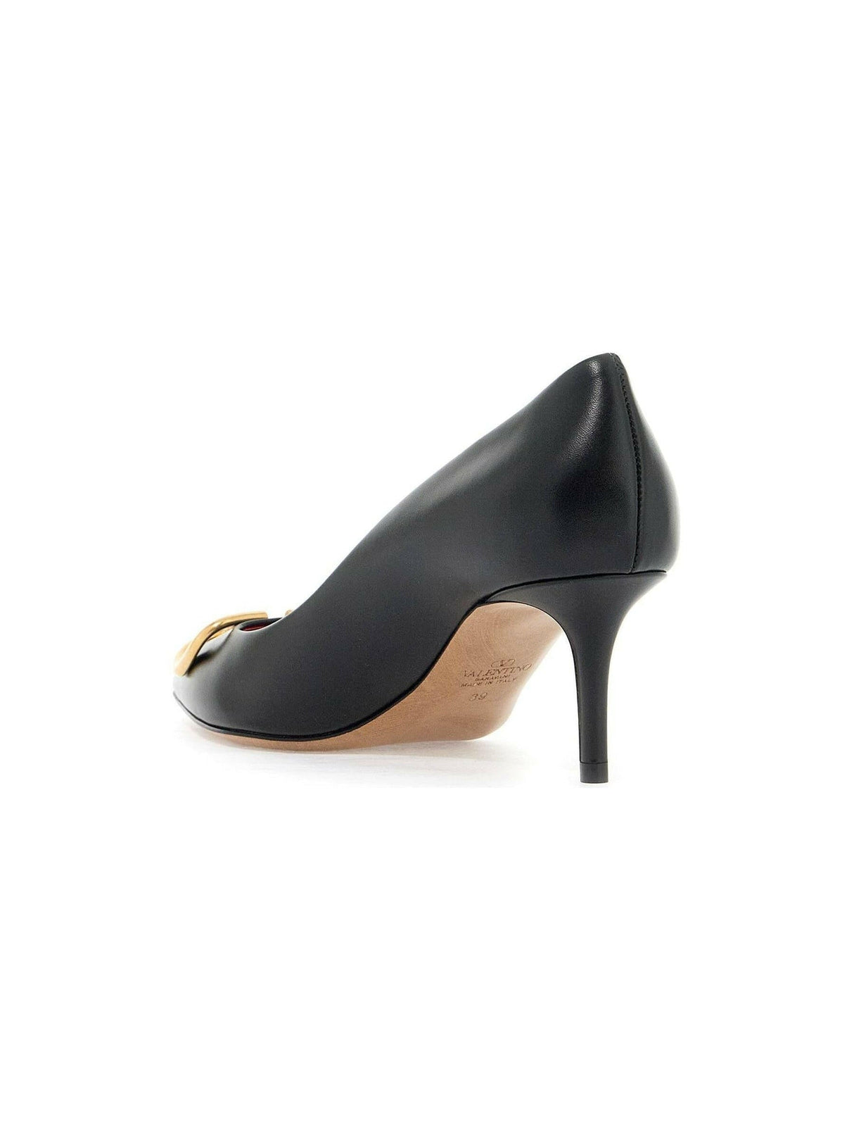 Vlogo Signature Leather Pumps.