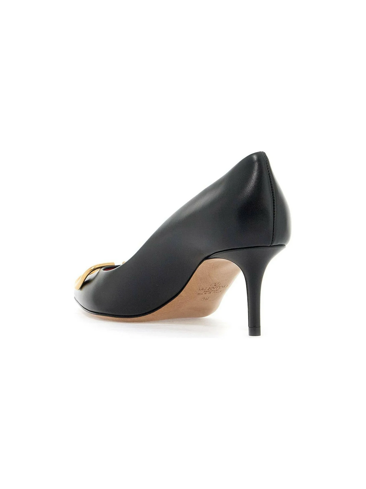 Vlogo Signature Leather Pumps.