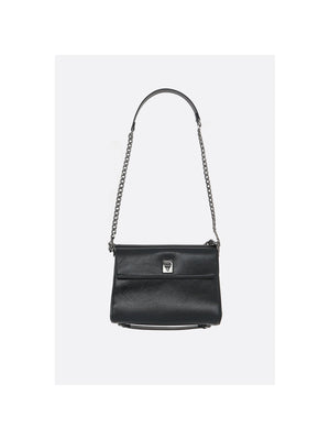 VLogo Signature Leather Shoulder Bag-VALENTINO GARAVANI-JOHN JULIA