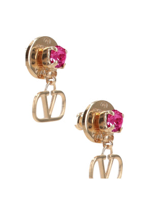 Vlogo Signature Metal Earrings-VALENTINO GARAVANI-JOHN JULIA