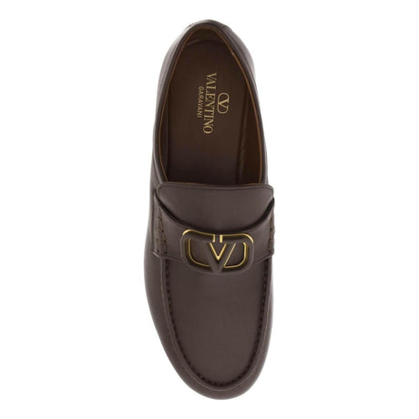 MoccasinsVlogo Signature In Vitello Nappato VALENTINO GARAVANI JOHN JULIA.