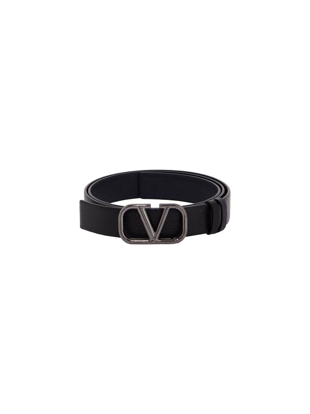 VALENTINO GARAVANI-VLogo Signature Reversible Leather Belt -JOHN JULIA.