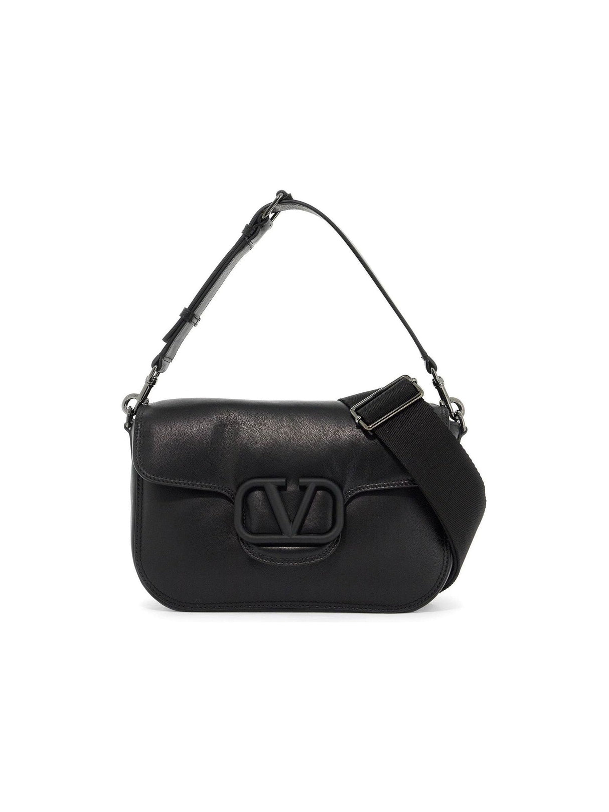 VALENTINO GARAVANI-Vlogo Signature Shoulder Bag In Nappa Leather -JOHN JULIA.