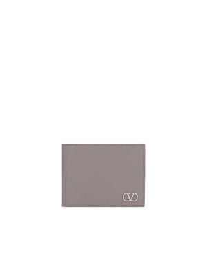 Vlogo Signature Smooth Leather Money-Clip Wallet-VALENTINO GARAVANI-JOHN JULIA