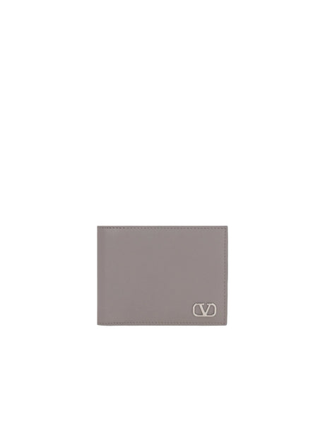 Vlogo Signature Smooth Leather Money-Clip Wallet-VALENTINO GARAVANI-JOHN JULIA