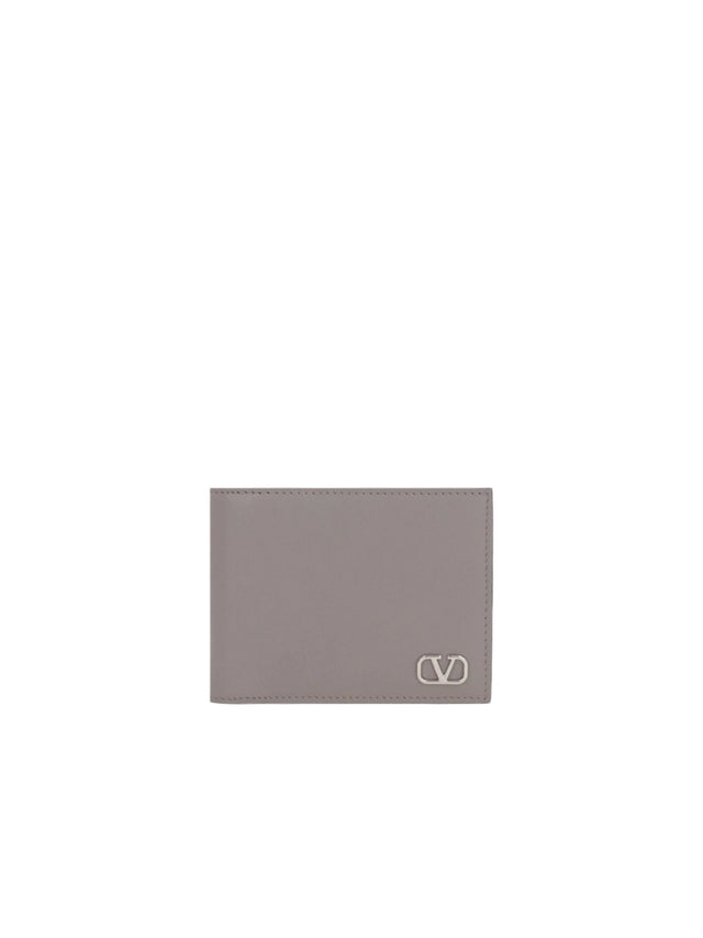 Vlogo Signature Smooth Leather Money-Clip Wallet-VALENTINO GARAVANI-JOHN JULIA