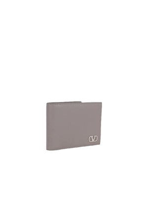 Vlogo Signature Smooth Leather Money-Clip Wallet-VALENTINO GARAVANI-JOHN JULIA