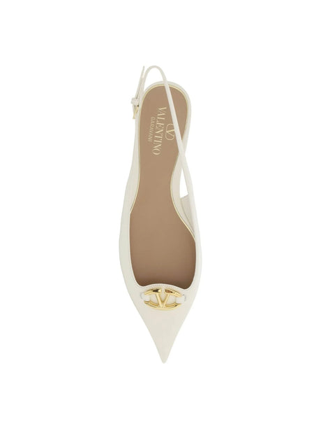 VALENTINO GARAVANI-VLogo Slingback Ballerina Flats-JOHN JULIA