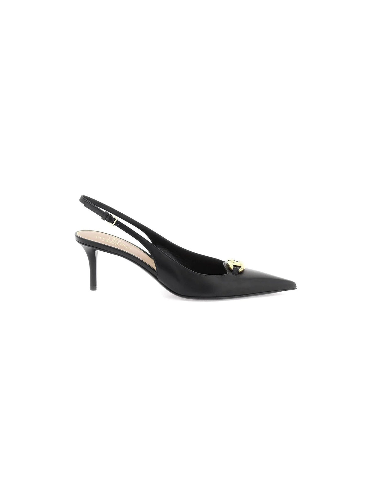 VLogo Slingback Leather Pumps - Women > Shoes > Pumps