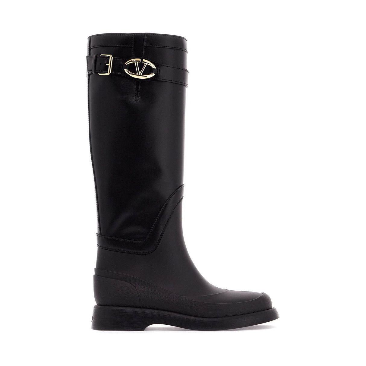 VALENTINO GARAVANI-VLogo The Bold Edition Knee-High Boots -JOHN JULIA.