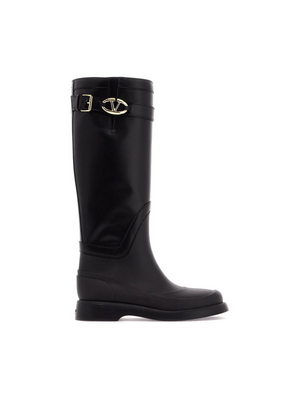 VALENTINO GARAVANI-VLogo The Bold Edition Knee-High Boots -JOHN JULIA.