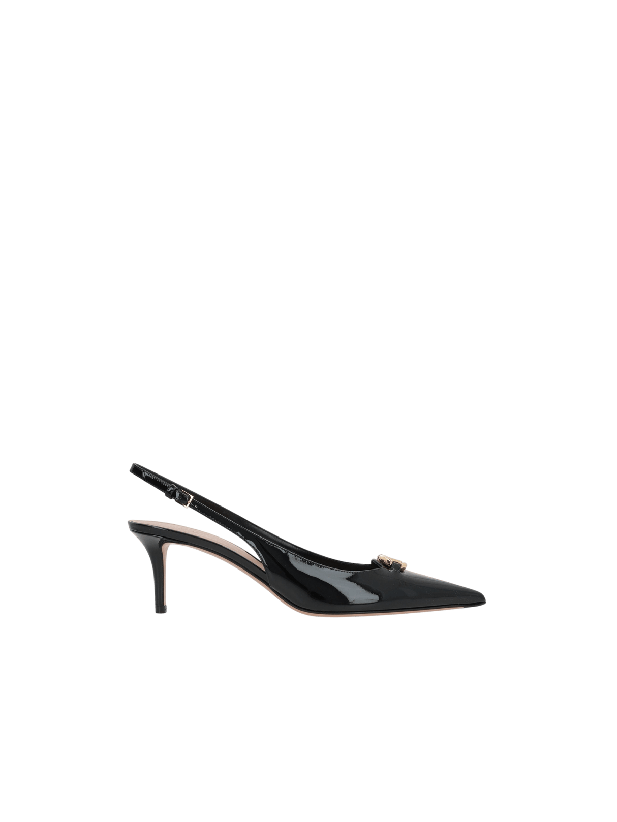 Vlogo The Bold Edition Patent Leather Slingbacks-VALENTINO GARAVANI-JOHN JULIA