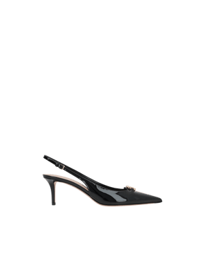 Vlogo The Bold Edition Patent Leather Slingbacks-VALENTINO GARAVANI-JOHN JULIA