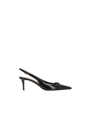 Vlogo The Bold Edition Patent Leather Slingbacks-VALENTINO GARAVANI-JOHN JULIA