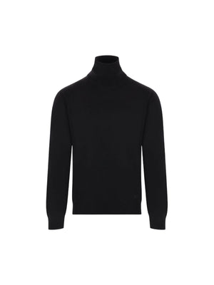 VLogo Wool Turtleneck Sweater-Valentino Garavani-JOHN JULIA