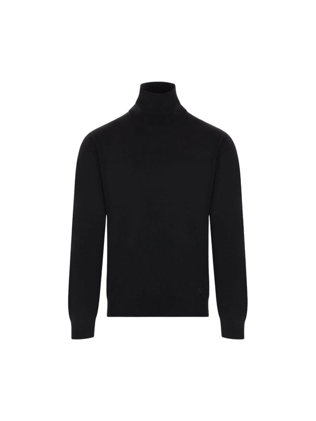 VLogo Wool Turtleneck Sweater-Valentino Garavani-JOHN JULIA