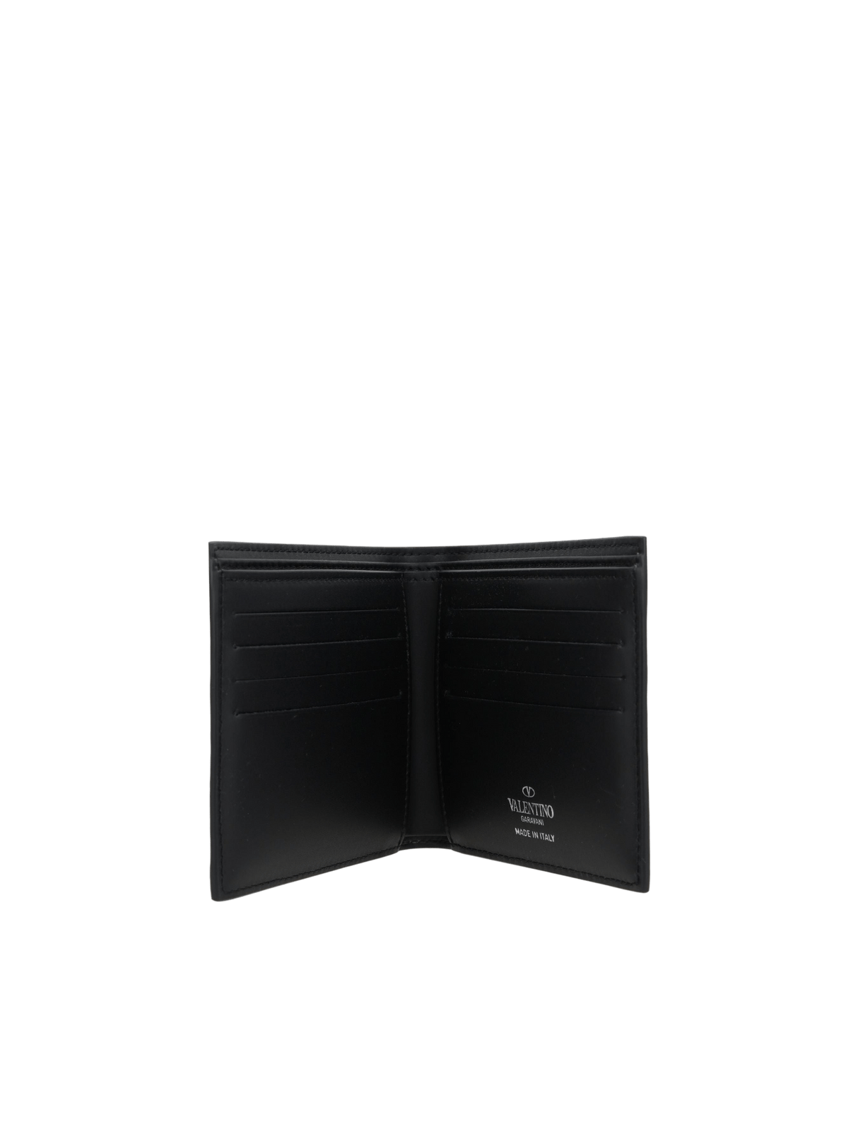 Vltn Smooth Leather Billfold Wallet-VALENTINO GARAVANI-JOHN JULIA