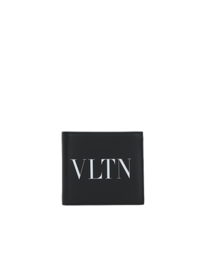 Vltn Smooth Leather Billfold Wallet-VALENTINO GARAVANI-JOHN JULIA