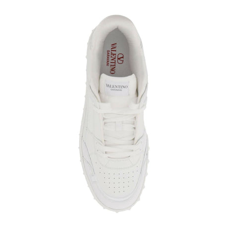 White Freedots Low Top Leather Sneakers VALENTINO GARAVANI JOHN JULIA.