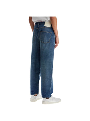 Wide-legged Cropped Jeans With A Relaxed