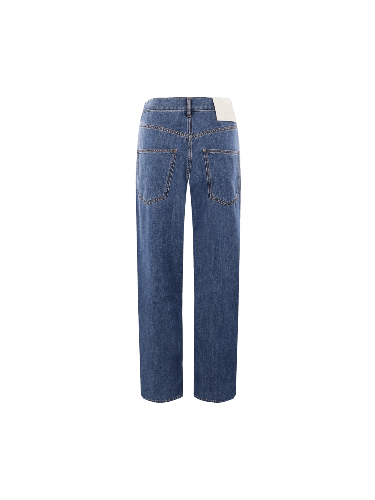 Wide-leg Denim Jeans-VALENTINO GARAVANI-JOHN JULIA