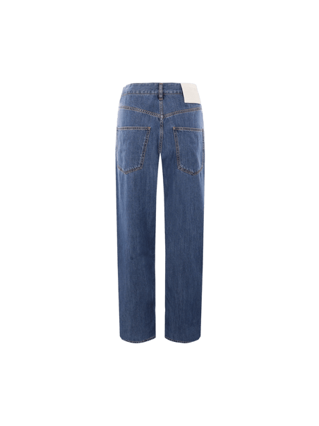 Wide-leg Denim Jeans-VALENTINO GARAVANI-JOHN JULIA