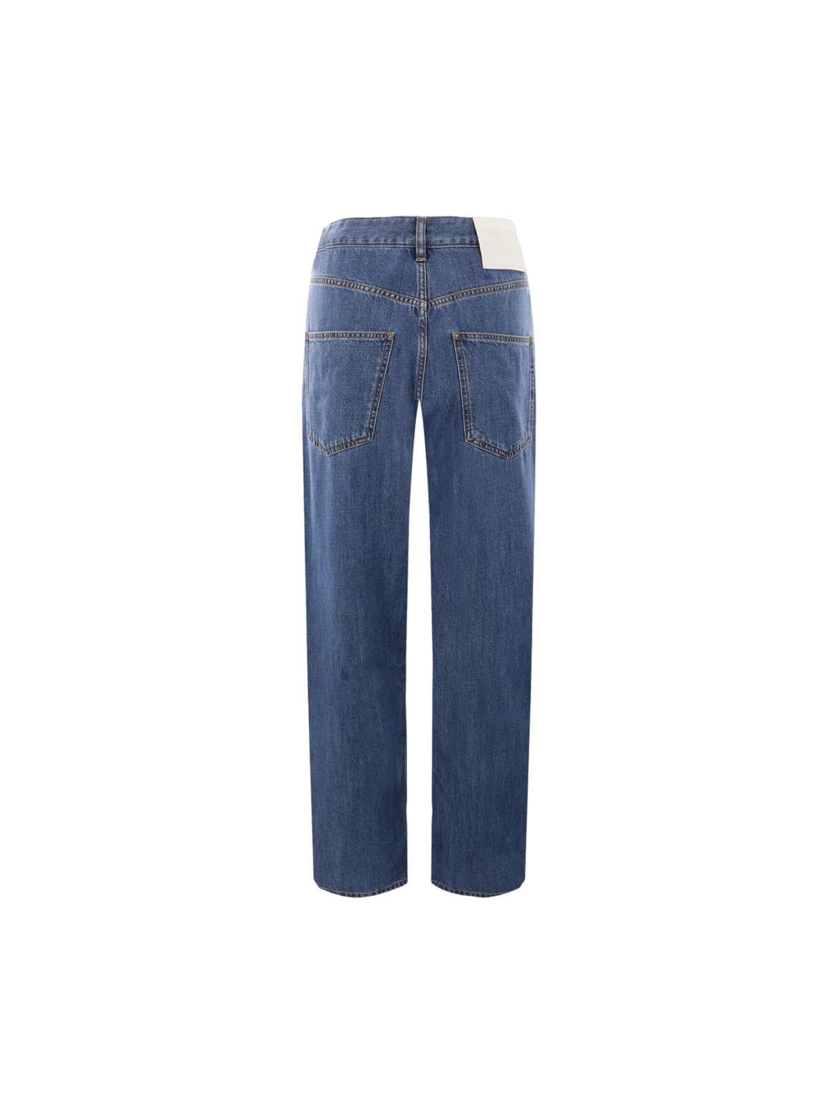 Wide-leg Denim Jeans-VALENTINO GARAVANI-JOHN JULIA