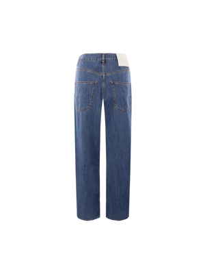 Wide-leg Denim Jeans-VALENTINO GARAVANI-JOHN JULIA