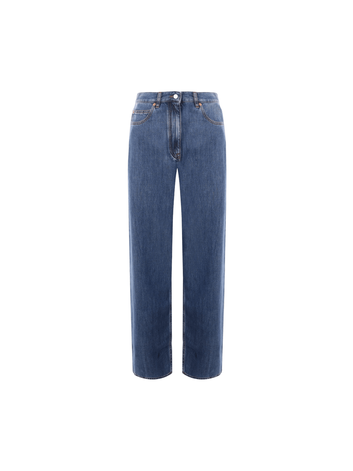 Wide-leg Denim Jeans-VALENTINO GARAVANI-JOHN JULIA