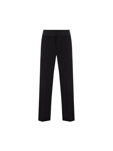 Wool Tuxedo Pants-VALENTINO GARAVANI-JOHN JULIA