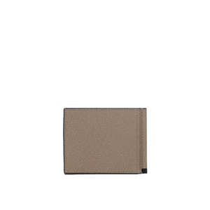 Grainy Leather Money-Clip Wallet-VALEXTRA-JOHN JULIA