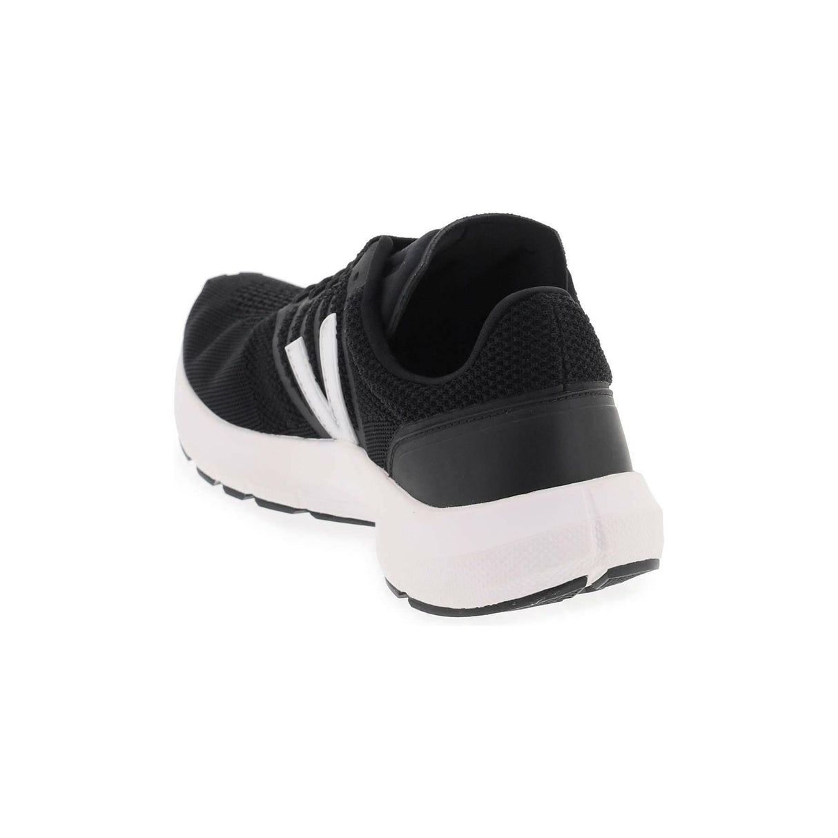 Black and White Marlin V-Knit Sneakers VEJA JOHN JULIA.