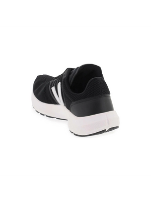 Black and White Marlin V-Knit Sneakers VEJA JOHN JULIA.