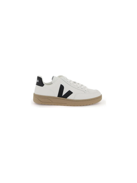 Extra White Black Dune Leather V 12 Sneakers VEJA JOHN JULIA.