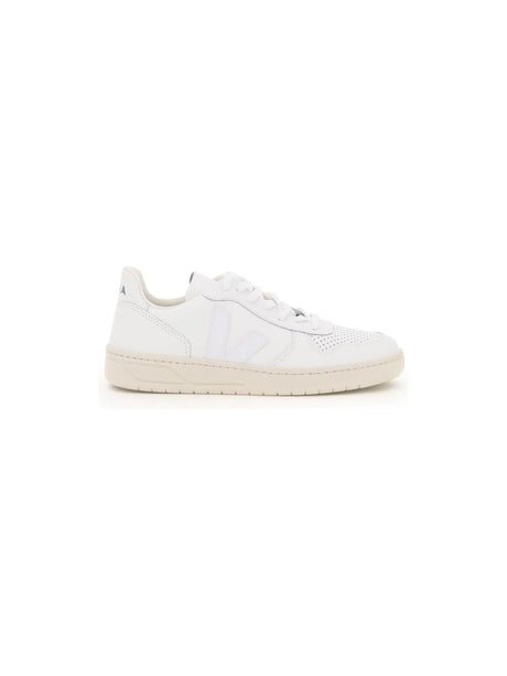 V-10 Smooth Leather Sneakers-Veja-JOHN JULIA