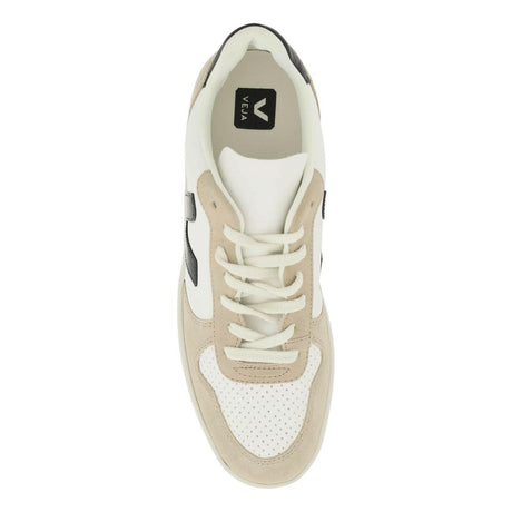 Beige Extra White Black Sahara V-10 Suede Sneakers VEJA JOHN JULIA.